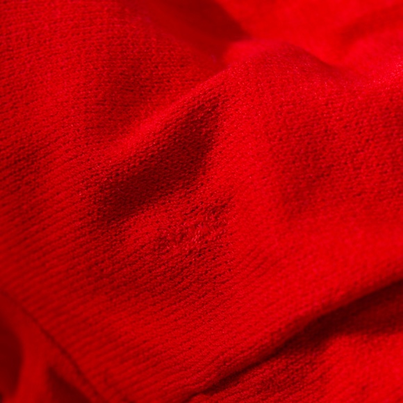 Vintage St. John Sport By Marie Gray RED Knitted Short Sleeve Top Woman's L - Picture 16 of 16